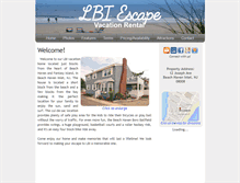 Tablet Screenshot of lbiescape.com